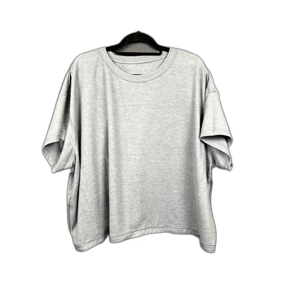 Tek Gear Plus Size Ultrasoft Fleece Crewneck Sweatshirt Tie Back Chic SZ 4X:NWOT